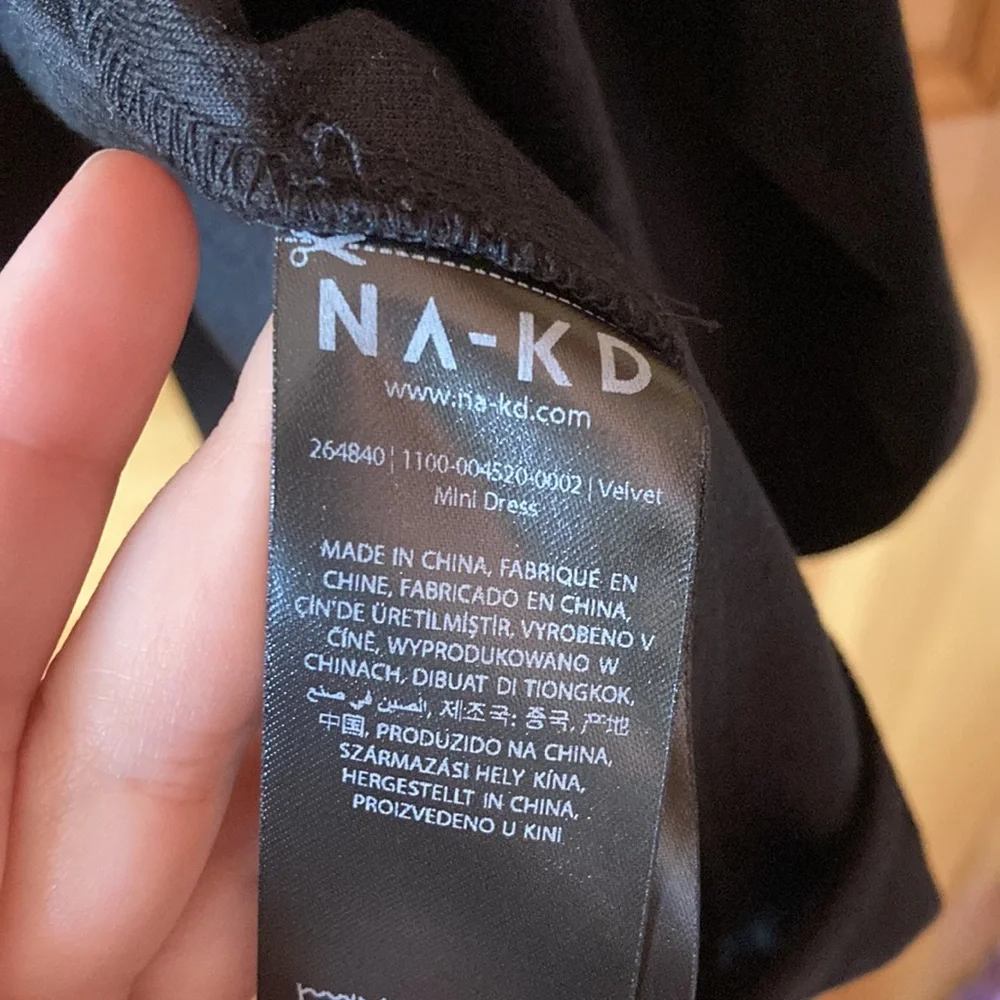 NWT Velvet Black Mini Dress - Picture 3 of 8